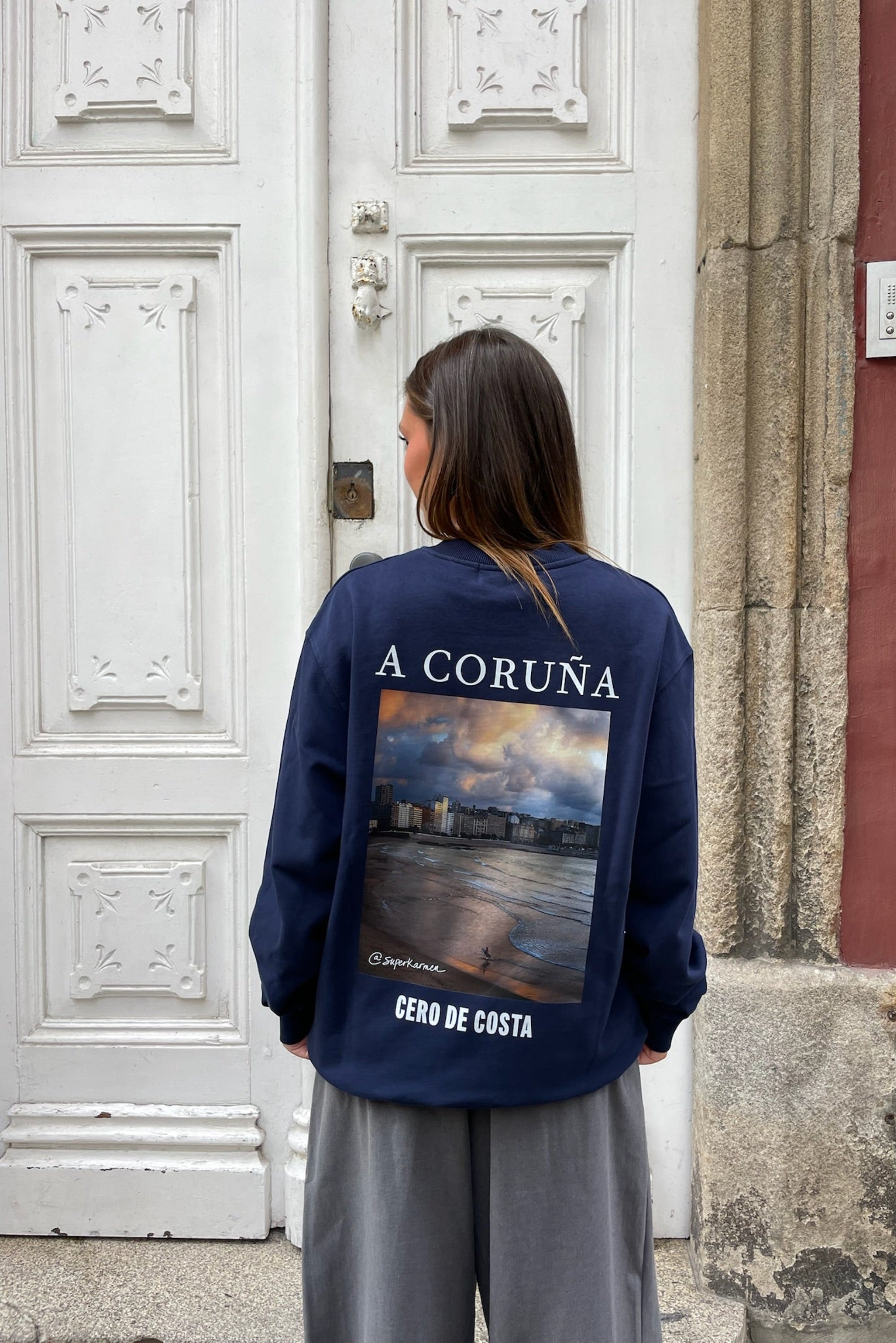 SUDADERA MARINO FOTO "A CORUÑA" EDICIÓN LIMITADA SUPERKARMEN